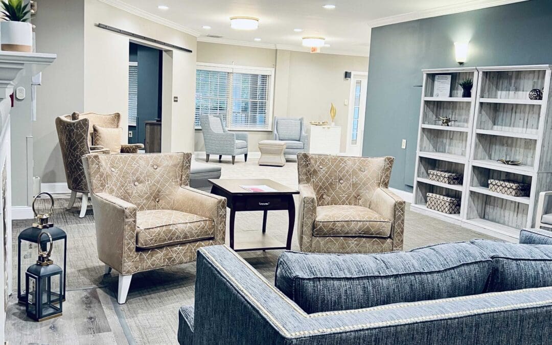 community area with cozy seating